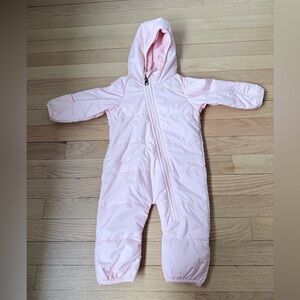 The North Face Light Pink Bunting infant size 3 6 months one piece